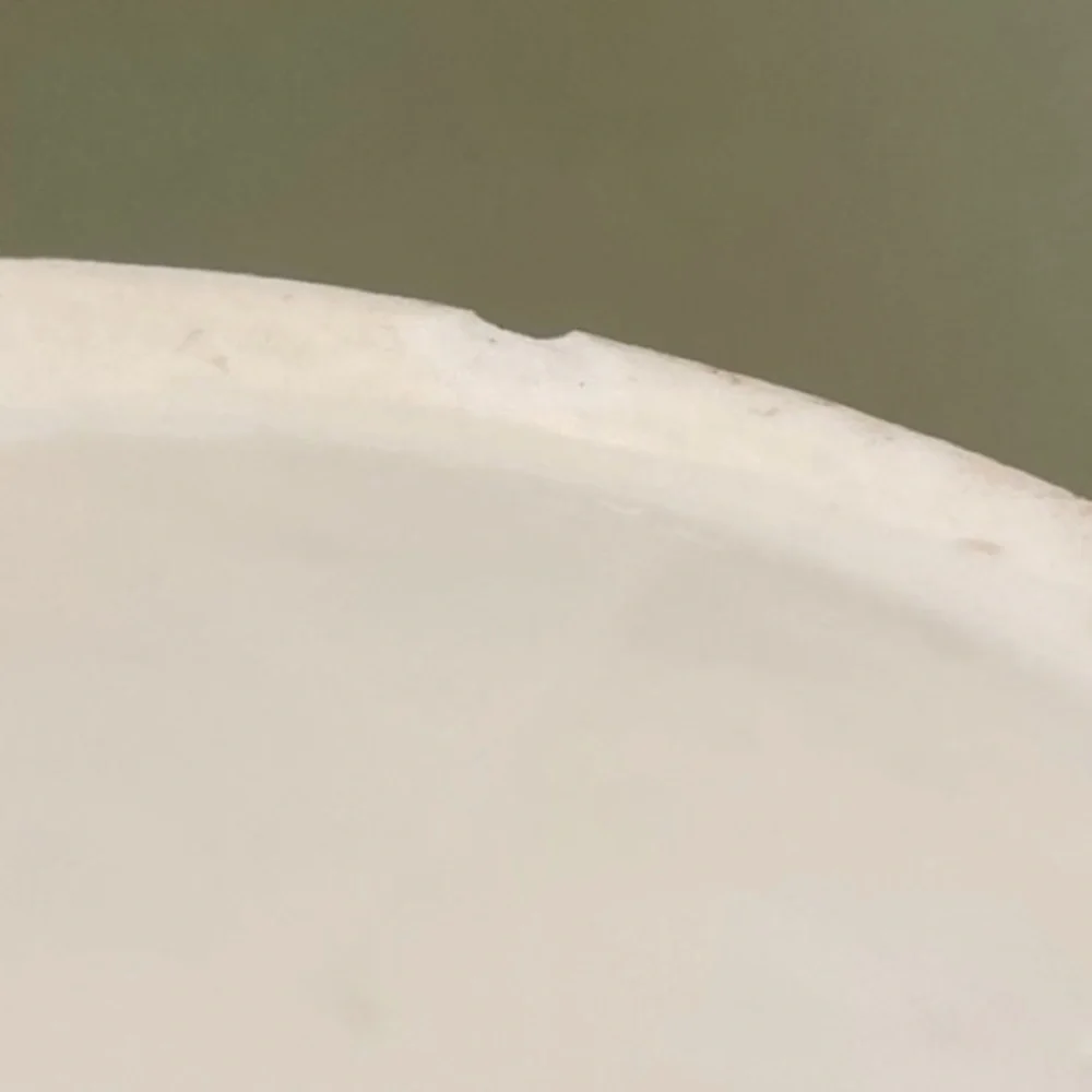 Antique shaving mug, porcelain, floral, Victorian